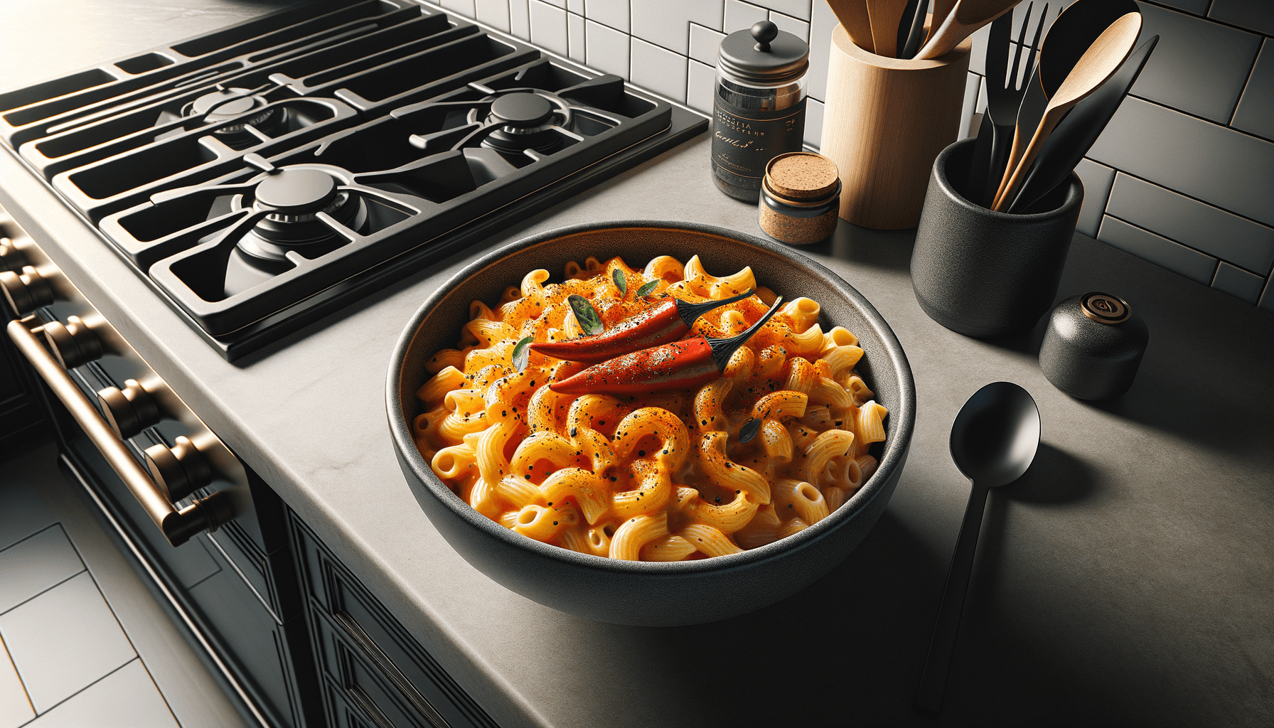 Spicy Vegan Mac n' Cheese