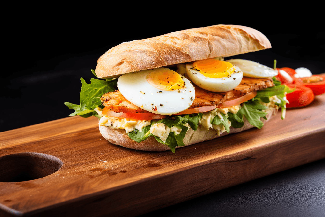 Smoked Salmon Bagel Sandwich