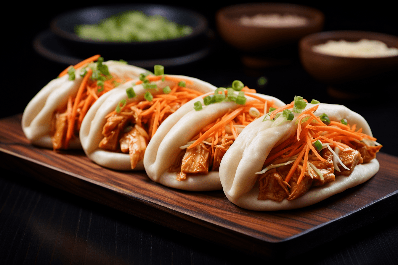 Buffalo Chicken Bao Buns