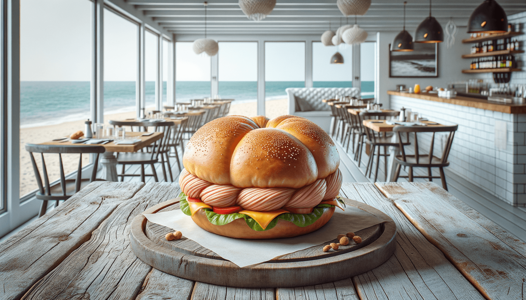 depicts a cooked recipe for hemorrhoid hood burger