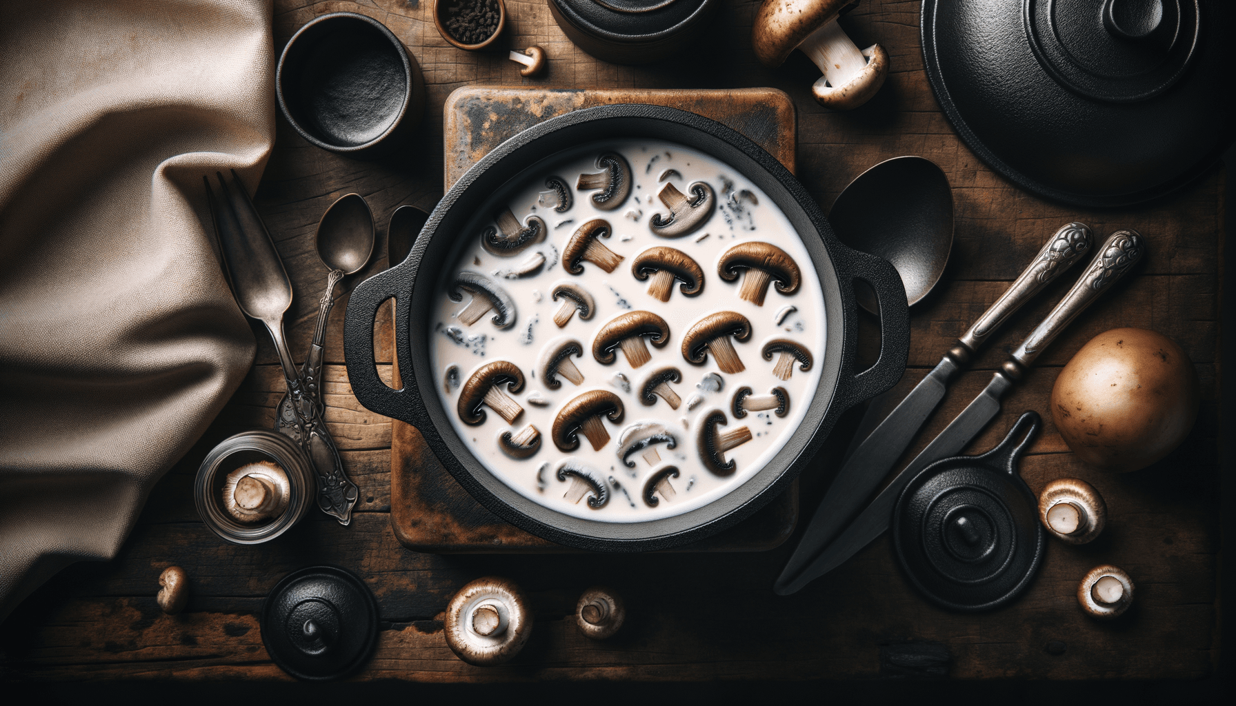 Mushroom and Yogurt Stew